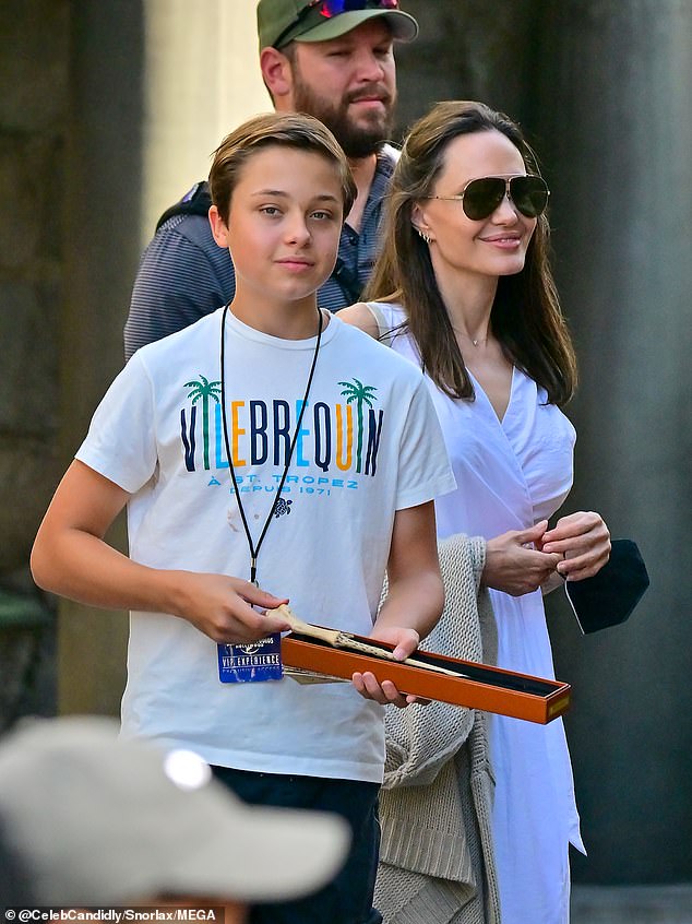 The latest: Angelina Jolie stepped out with her son Knox at Universal Studios, after it was revealed she filed an anonymous 'Jane Doe' lawsuit asking why the FBI didn't arrest Brad Pitt over ᴀssault claims