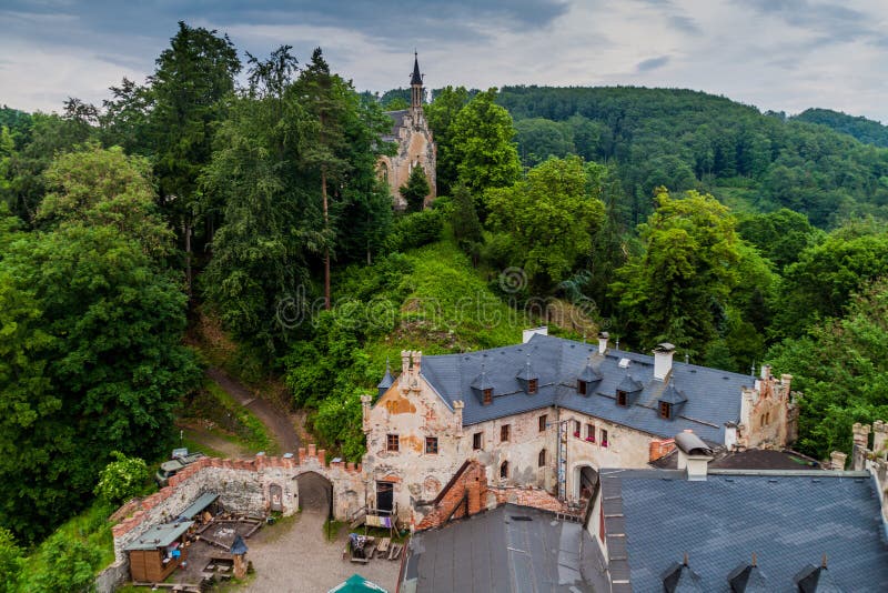 Hauenstein Castle interior ruins