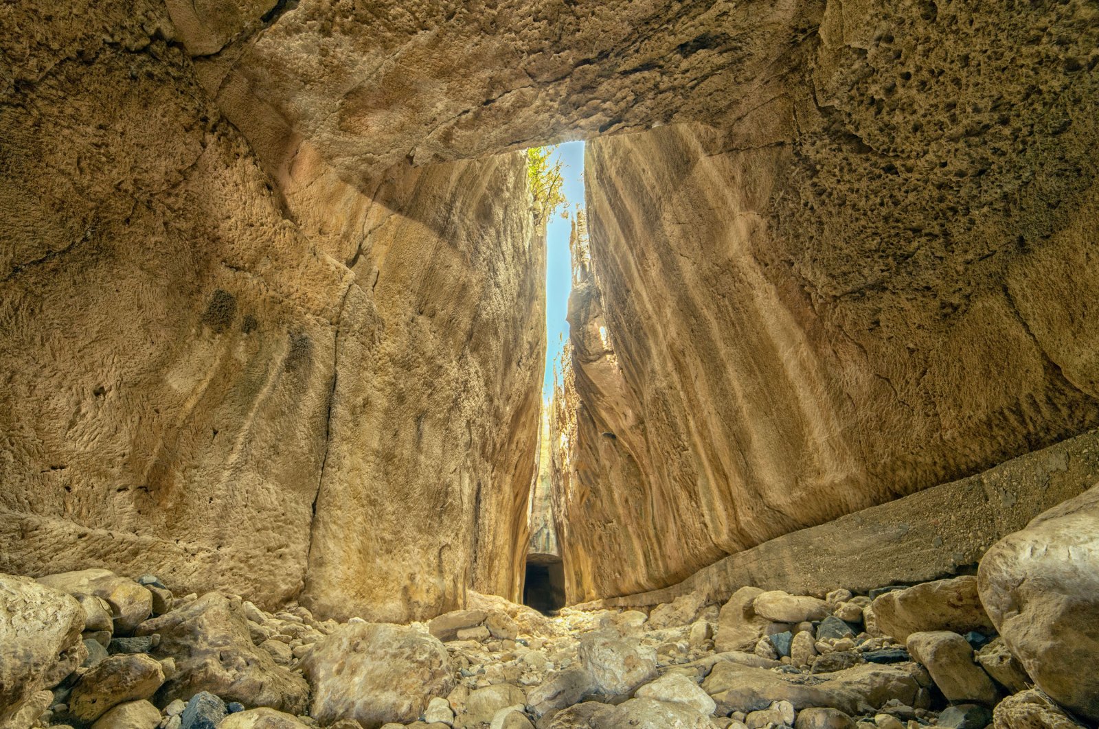 The ancient Vespasianus тιтus Tunnel of Turkey