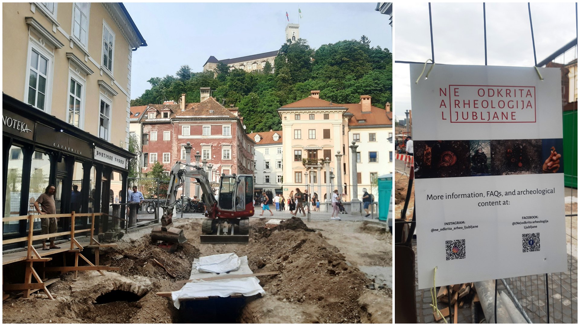 Remains of Medieval Bridge Discovered in Ljubljana, Slovenia