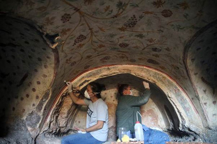 1,800-year-old rock tombs found in Turkey’s ancient city Blaundus