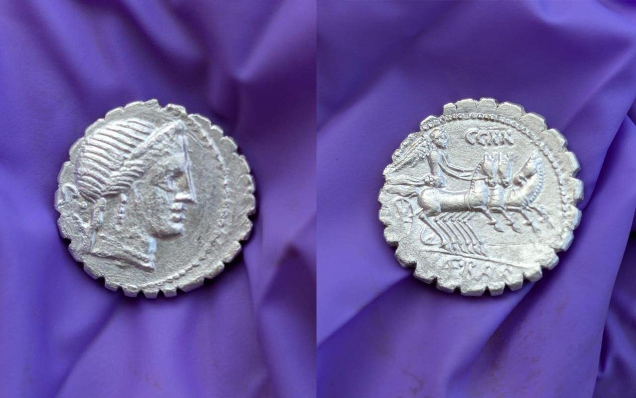 27 Silver denarii discovered on remote Italian island