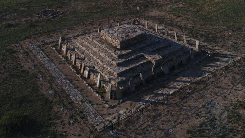 Archaeologists unearth a 3,400-year-old pyramid from the Scythian-Saka period in Kazakhstan