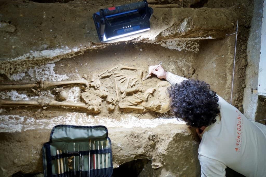 Ancient cemetery unearthed during basement renovation near Paris reveals burials spanning 700 years