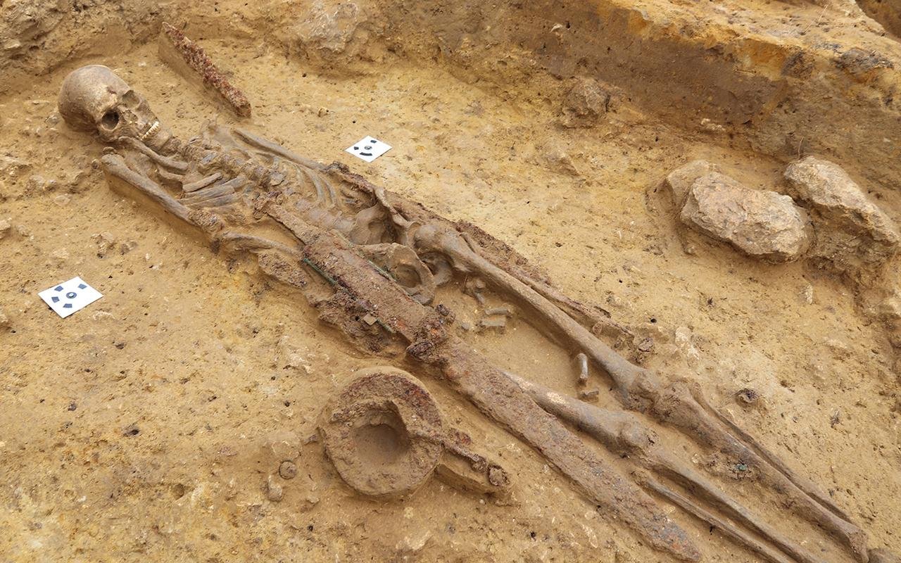 Ancient Warrior’s untouched grave unearthed in Germany after 1,300 years