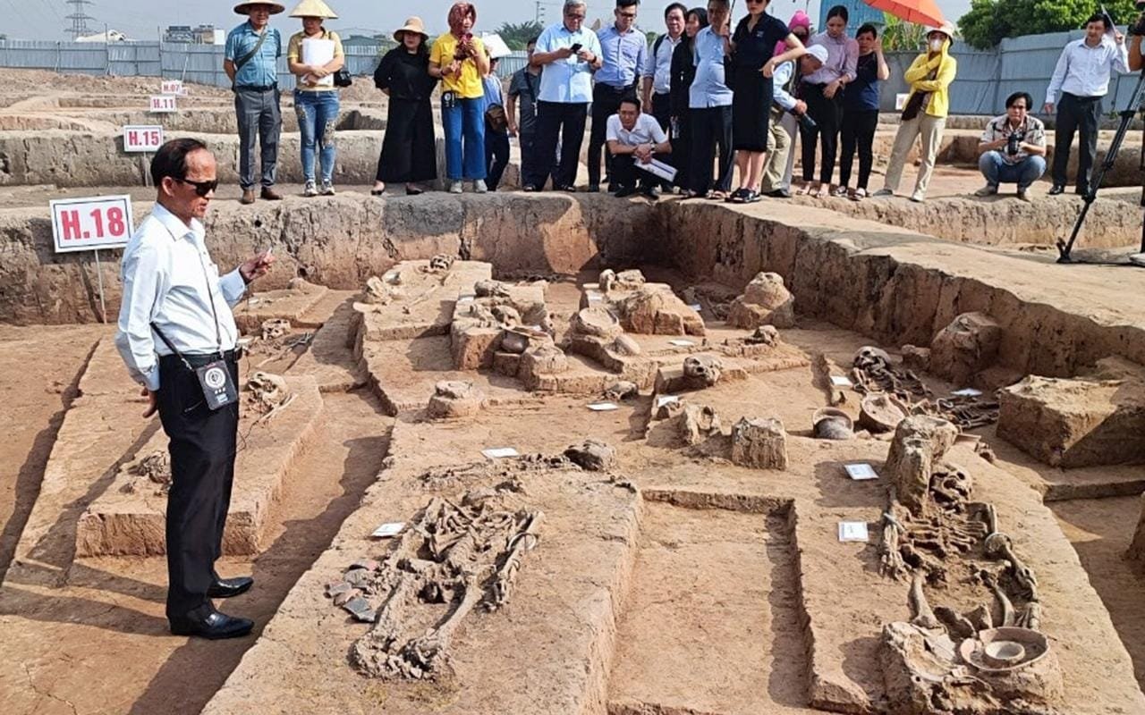 Excavations reveal significant Bronze Age settlement at Vuon Chuoi, Vietnam