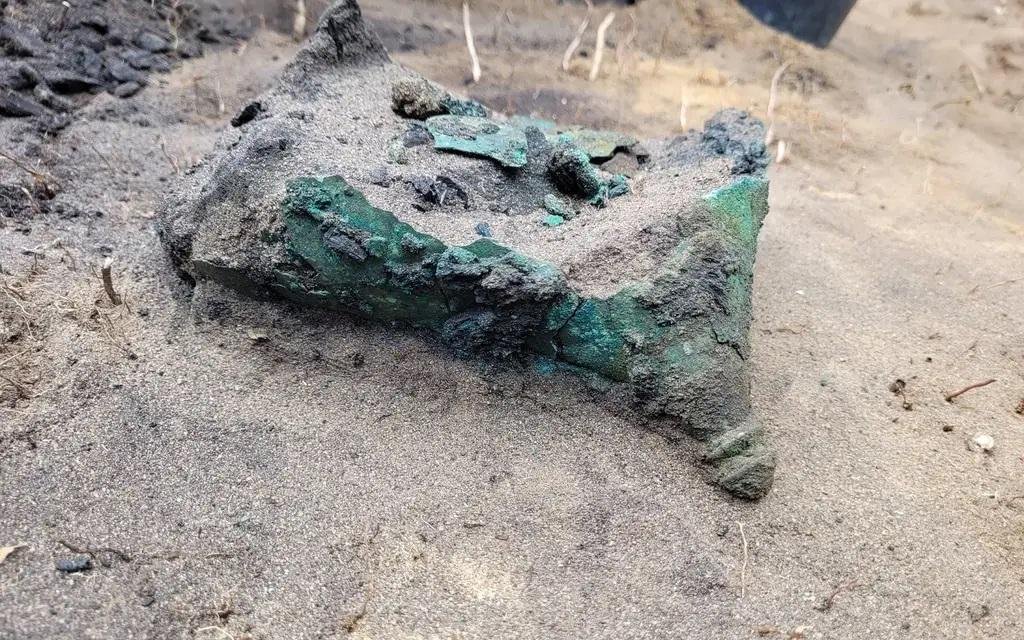 Rare bronze Celtic helmet discovered in Mazovia, Poland