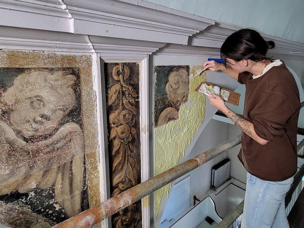 Centuries-old angels revealed at Boston’s Old North Church