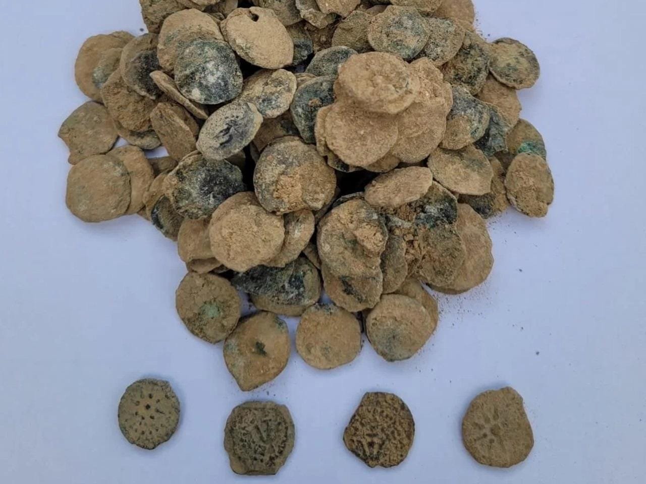 Rare coin hoard from Hasmonean era unearthed in Jordan Valley