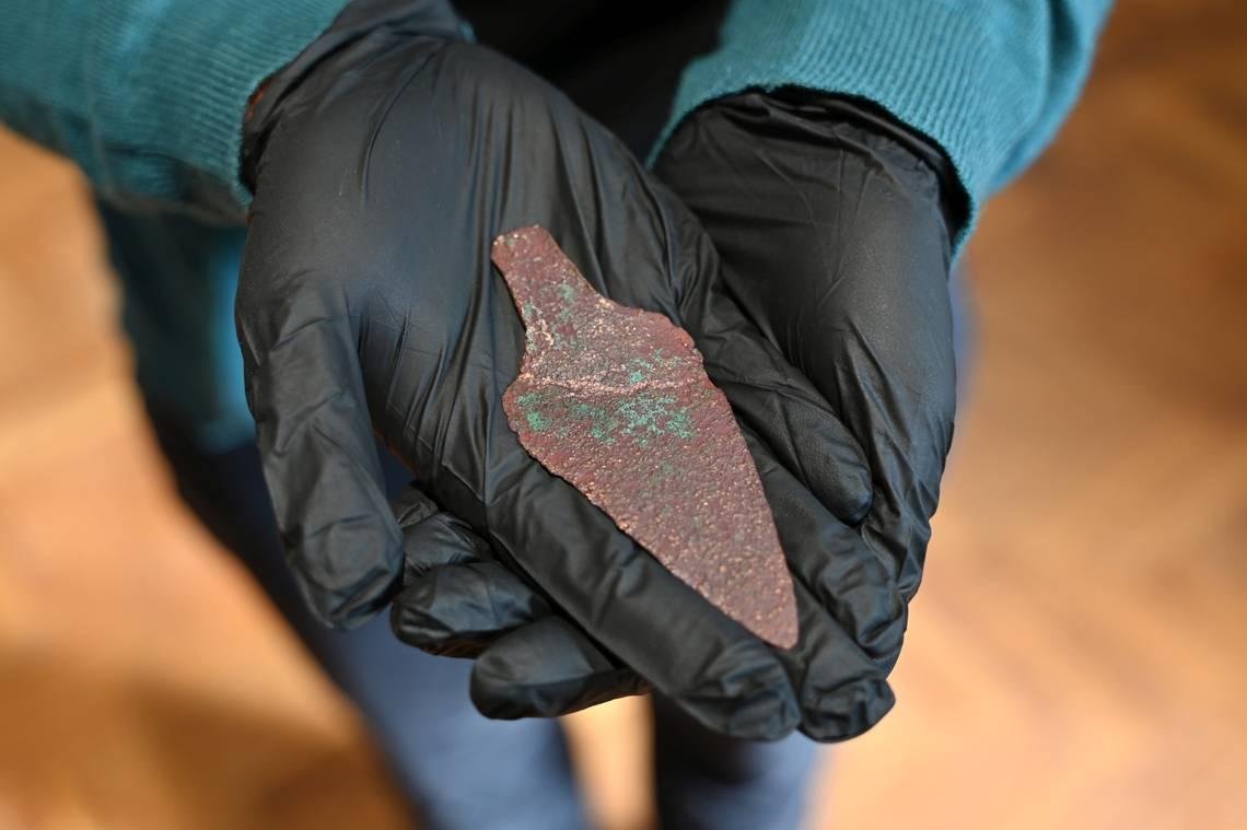 Rare 4,000-year-old copper dagger found in Polish forest