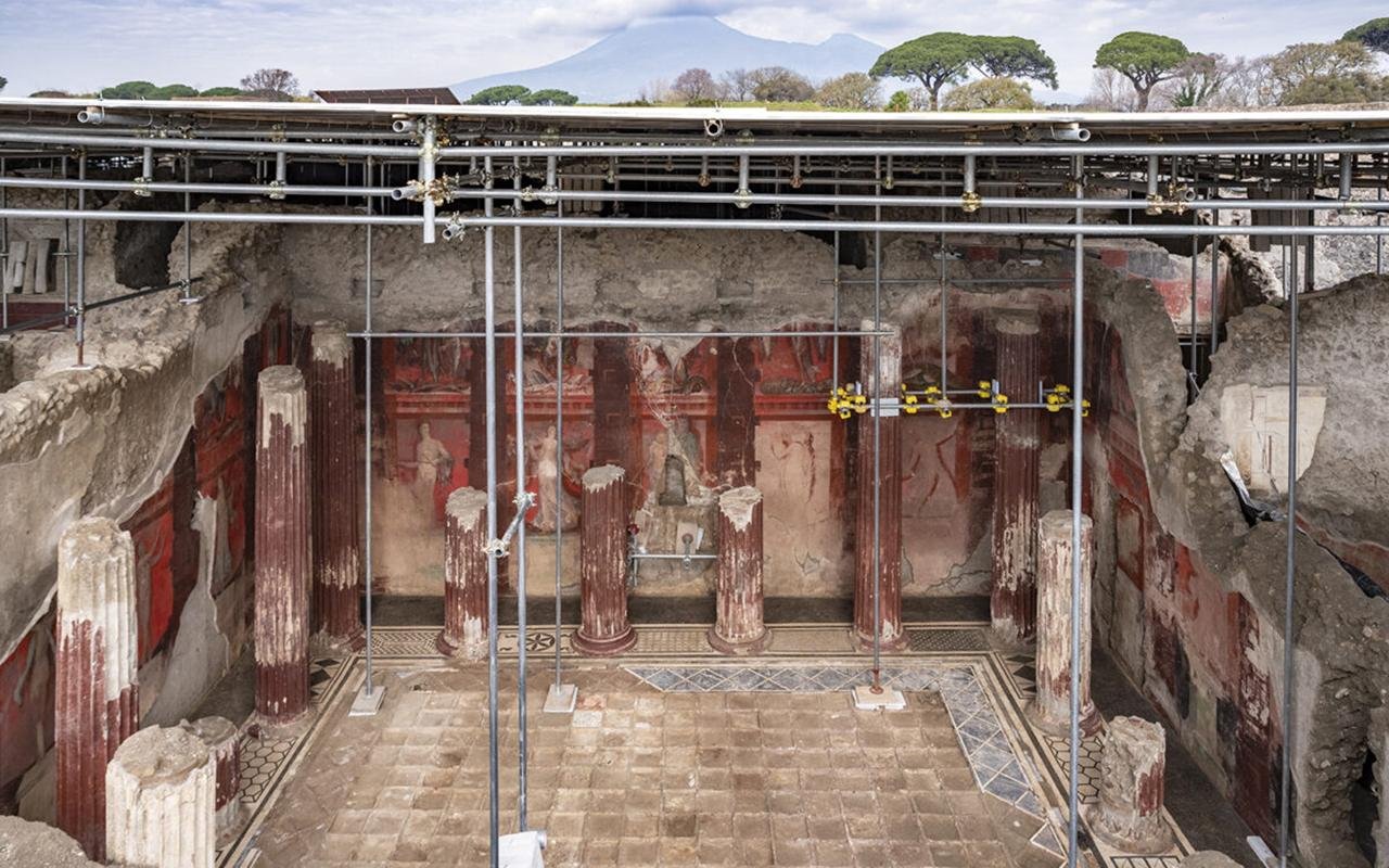 Rare Dionysian fresco unearthed in Pompeii depicts rituals and mystery cults