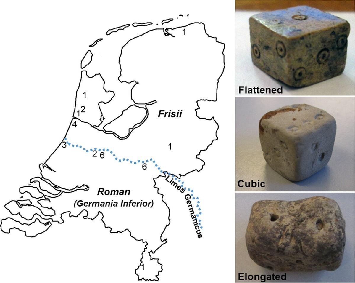 Why early Romans used lopsided dice