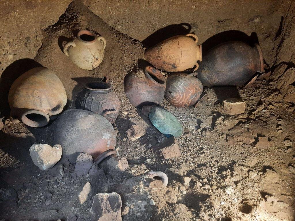 Untouched 2,600-year-old Etruscan tomb uncovered in Italy