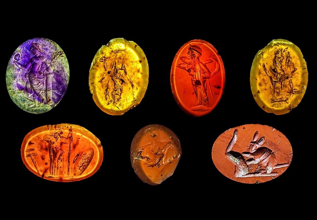 30 Roman engraved gems discovered at Hadrian’s Wall bathhouse site 30 Roman engraved gems discovered at Hadrian’s Wall bathhouse site