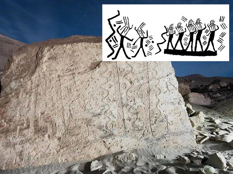 Geometric petroglyphs in Peru may represent ancient songs from shamanic rituals