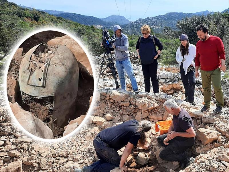 2,500-year-old Greek-Illyrian helmet found near Zakotorac, Croatia