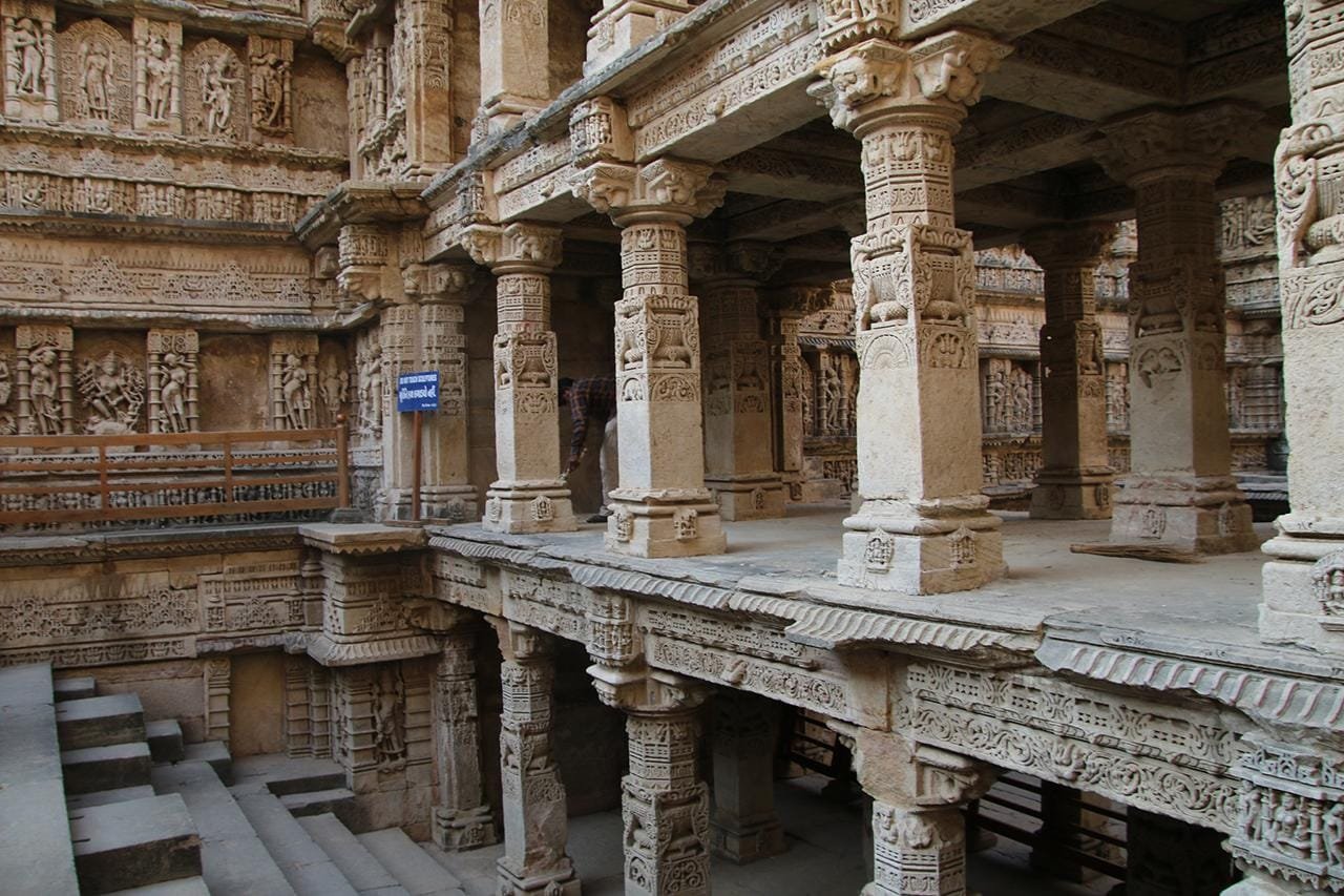 Historic stepwell discovered near the Banke Bihari temple in India