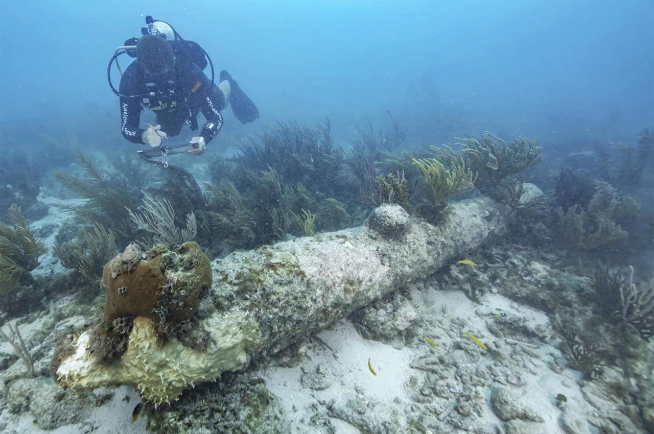 Wreck of 18th-century British warship discovered off Florida coast