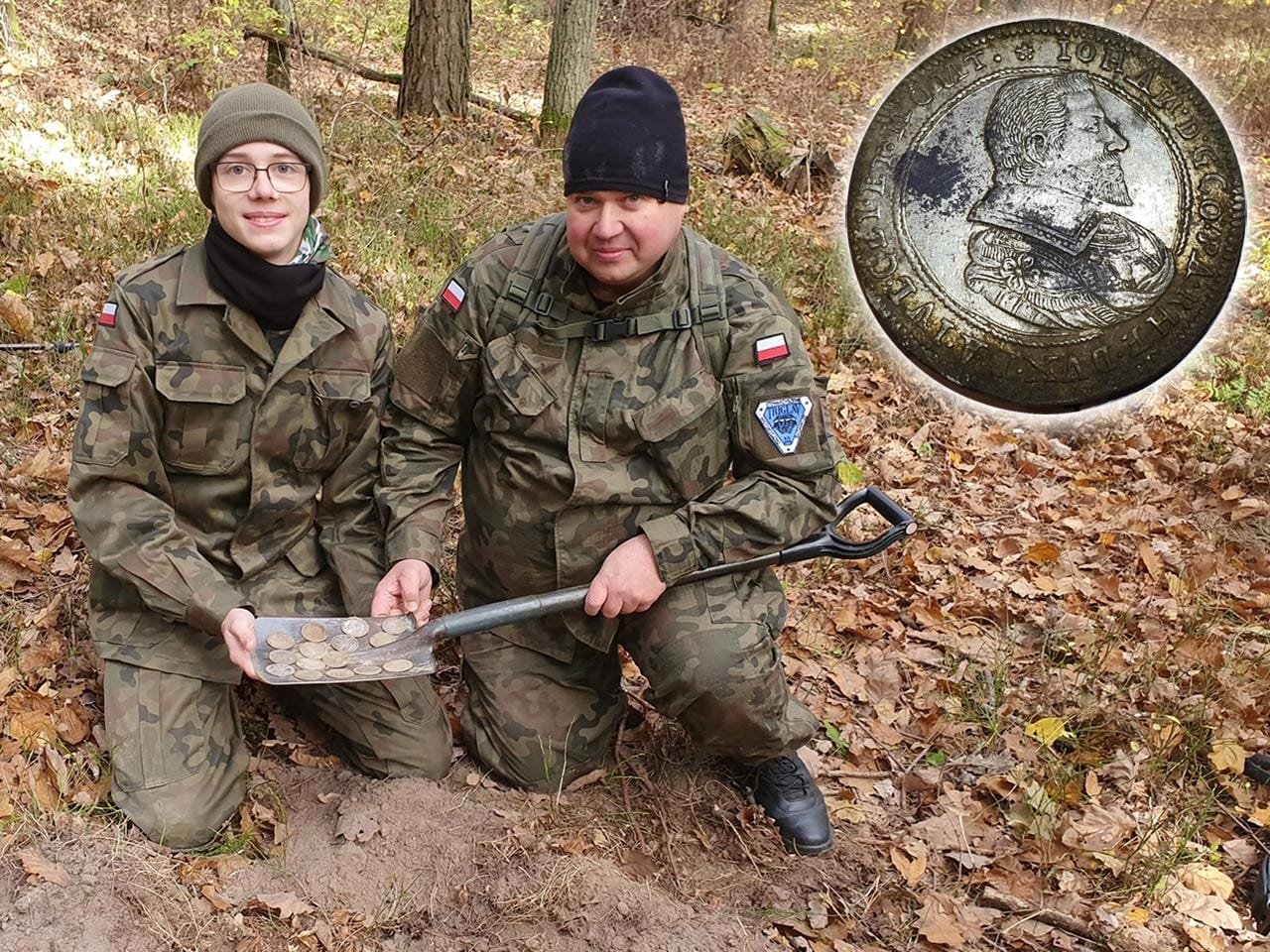 Father and son discover rare hoard of 16th and 17th-century coins near Pomiechówek, Poland