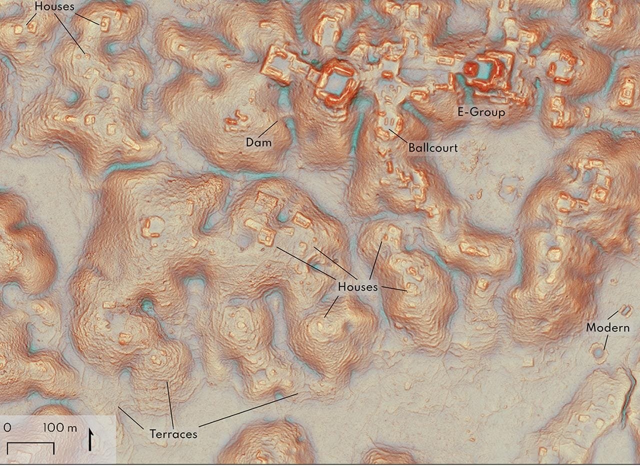 Lasers uncover lost Maya city in Mexico, revealing thousands of previously unknown structures