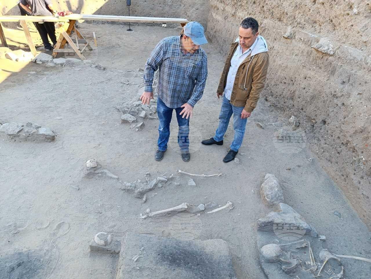 Medieval necropolis discovered at the site of the future bus station in Bulgaria