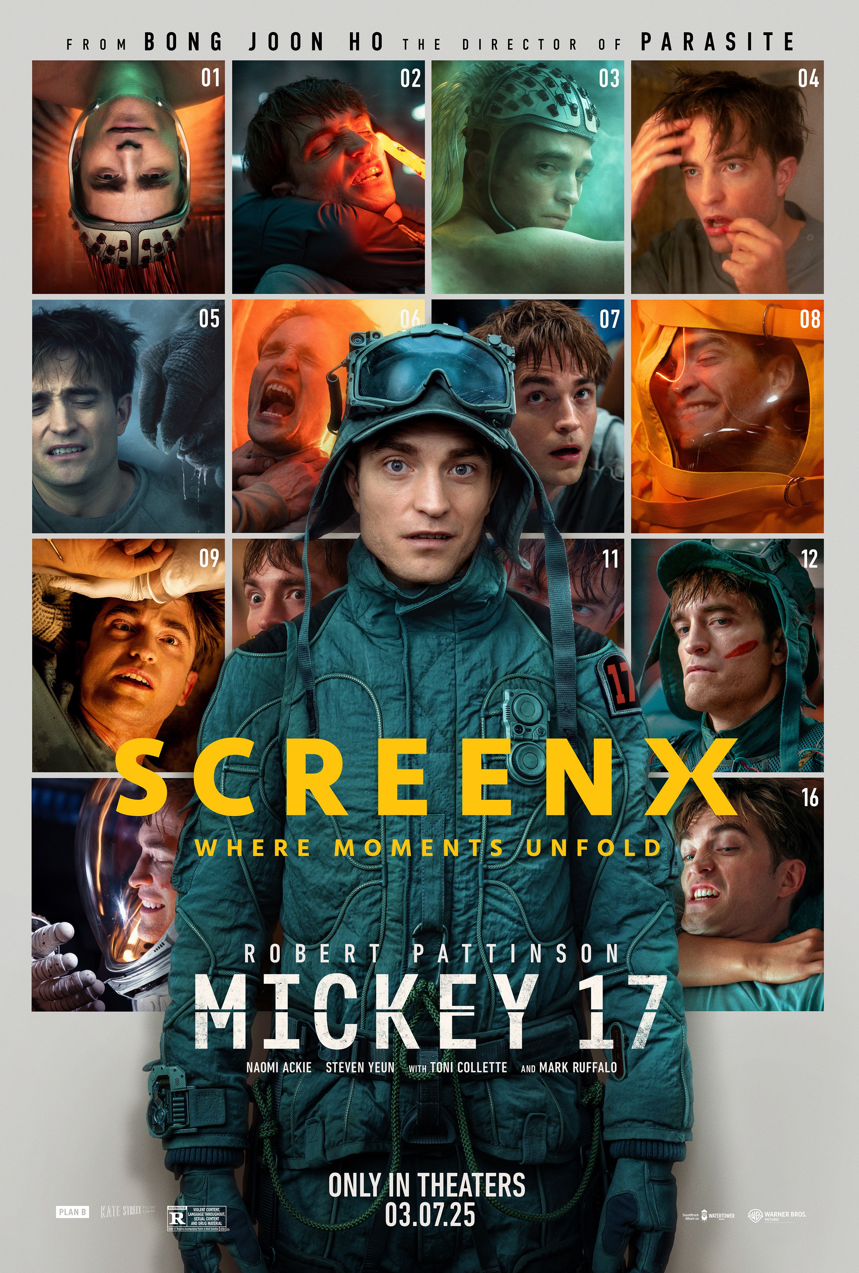 Mickey 17 ScreenX Poster Reveals Every Version Of Robert Pattinson’s Character Mickey 17 ScreenX Poster Reveals Every Version Of Robert Pattinson’s Character