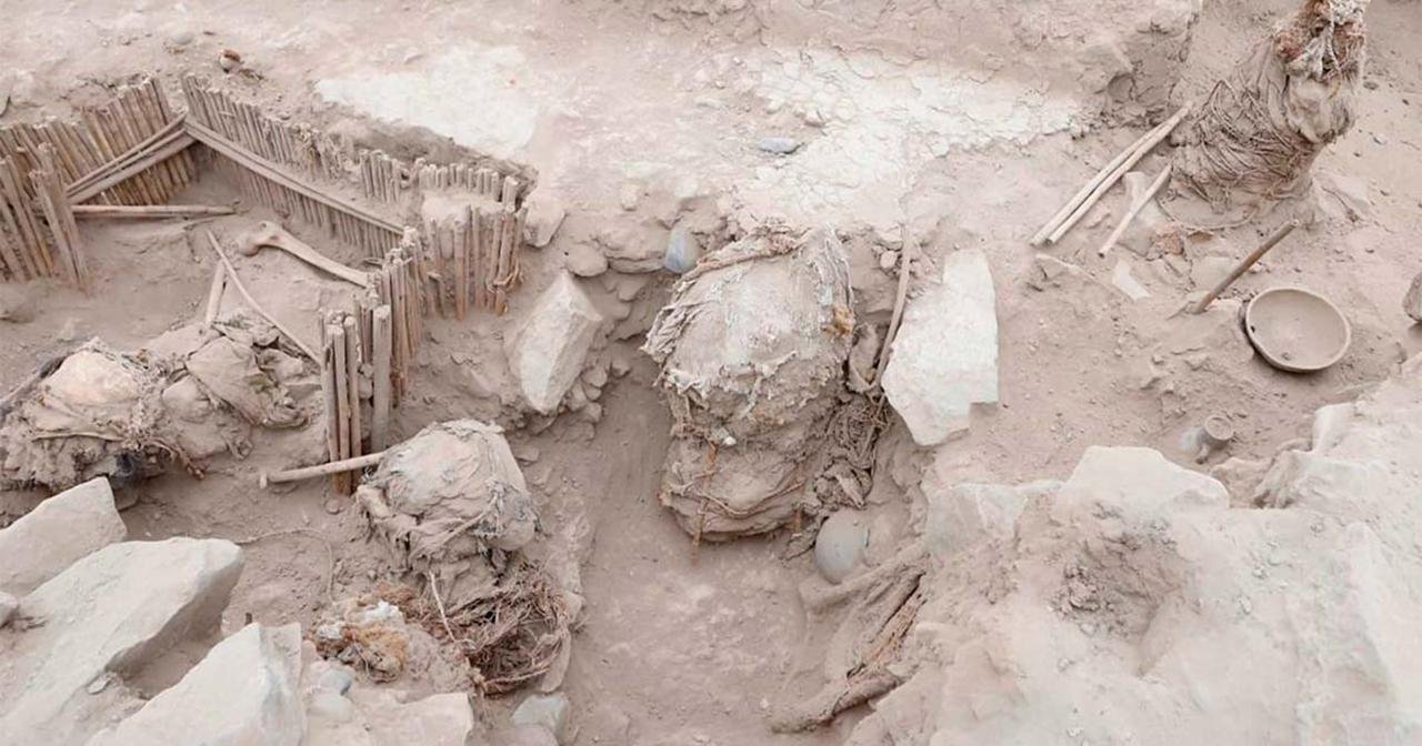 Archaeologists unearth 1,000-year-old child mummies in Peru