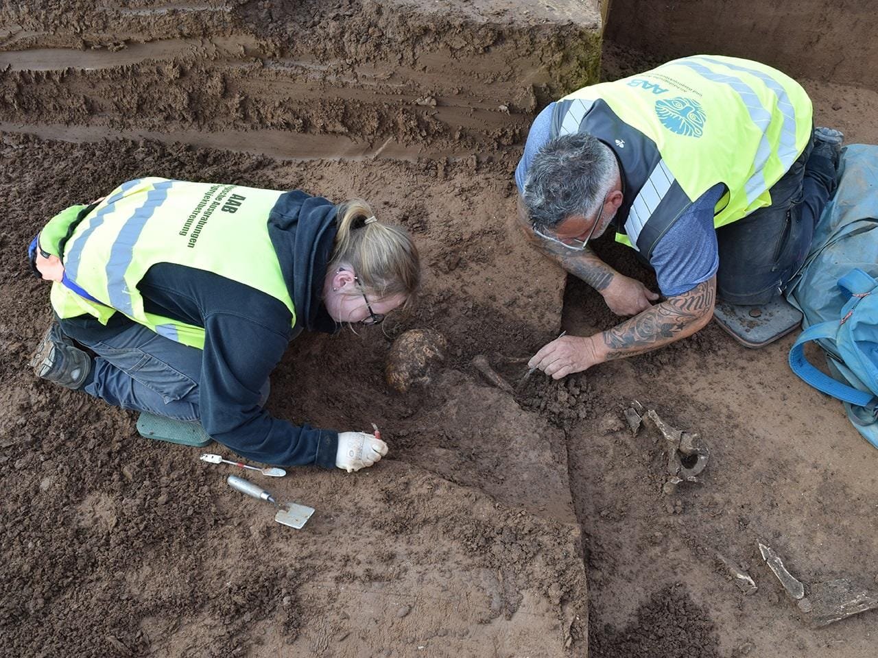 17 Roman graves unearthed in Heidelberg-Neuenheim