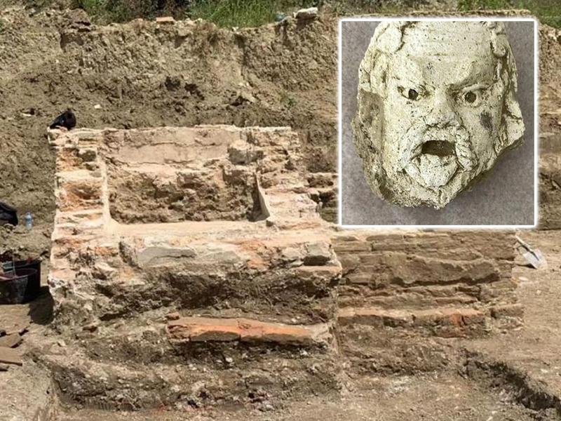 Archaeologists uncover 1,600-year-old indoor pool at ancient Roman ruins in Albania