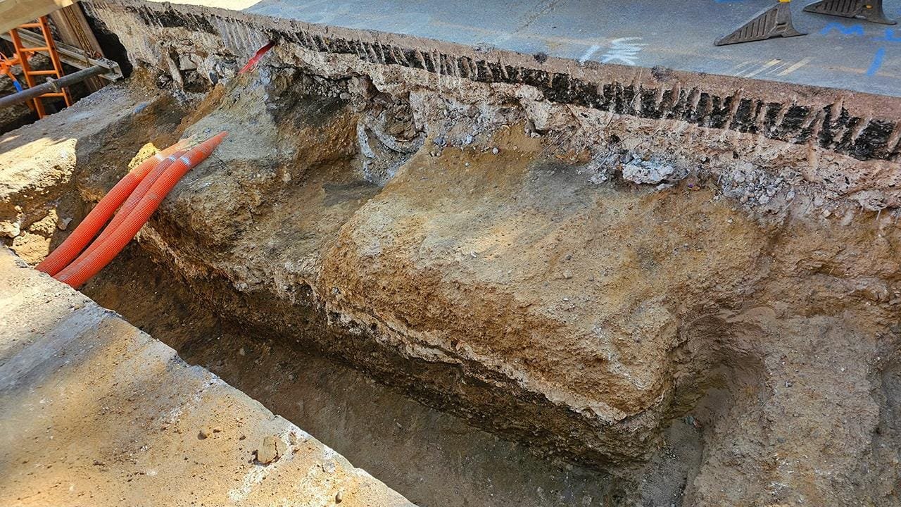 2,000-year-old Roman road revealed directly under Old Kent Road in London