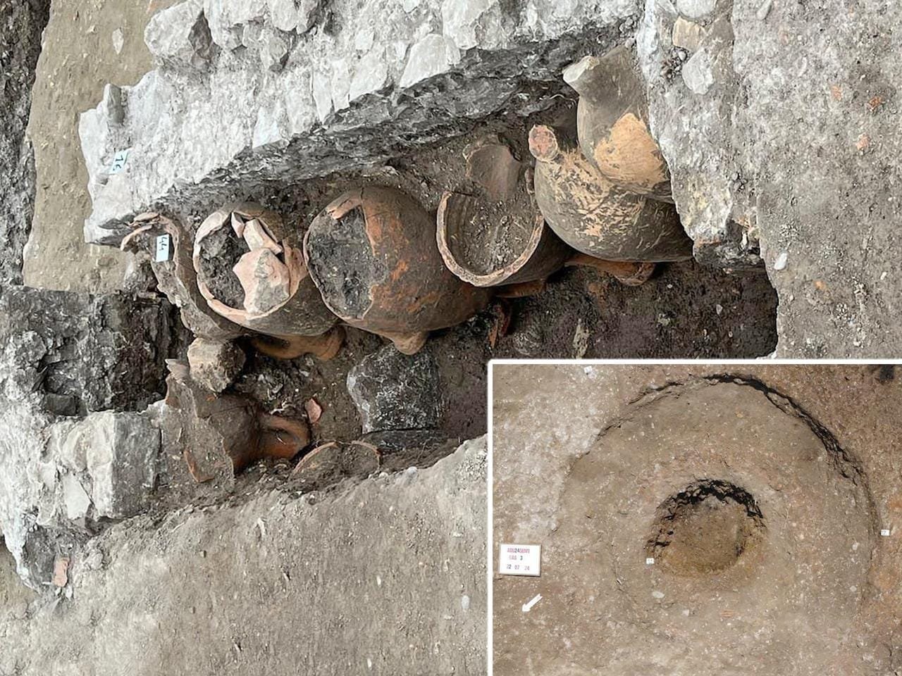 Roman villa and advanced drainage systems unearthed in Aquileia during cycling path construction