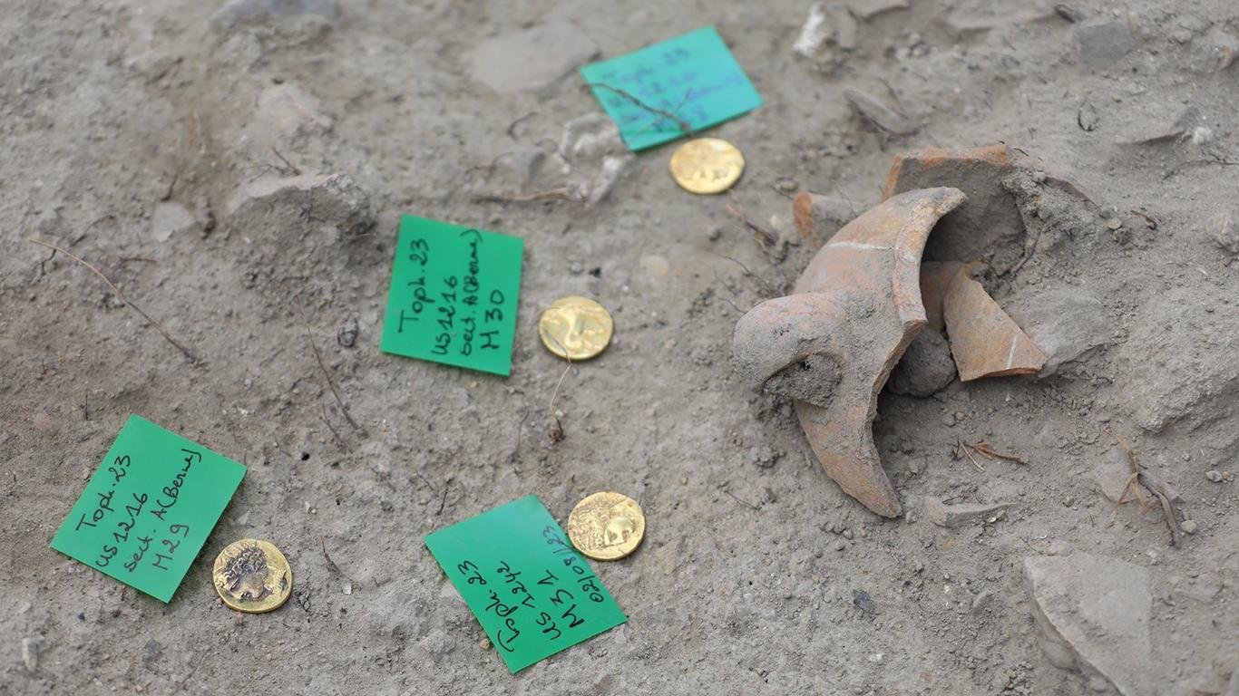 Five 2,300-year-old gold coins and cremated infants discovered in ancient Carthage