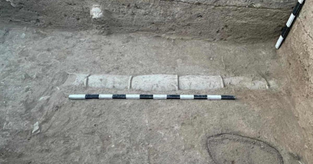 Archaeologists uncover 2,600-year-old terracotta pipeline in India