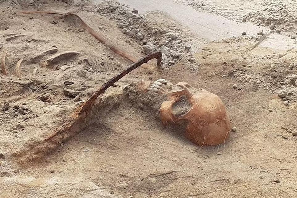 Remains of a “female vampire” have been unearthed in Poland