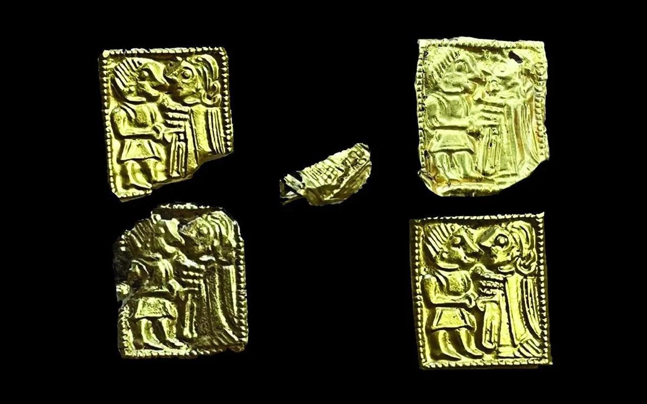 Votive gold hoard dating back to Merovingian era found in pagan temple