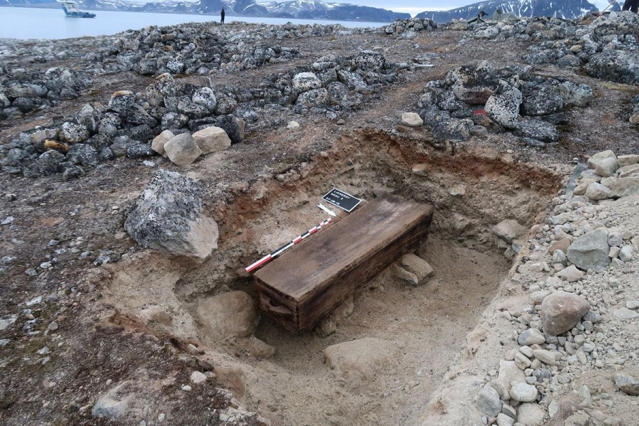 Ancient whalers’ graves in Svalbard are vanishing as permafrost melts