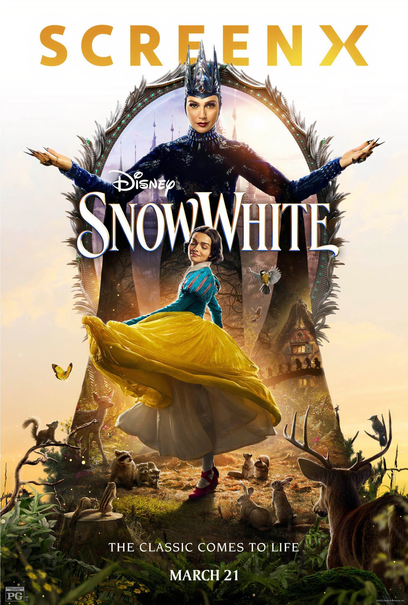 The Evil Queen Towers Over Us All In New Snow White ScreenX Poster