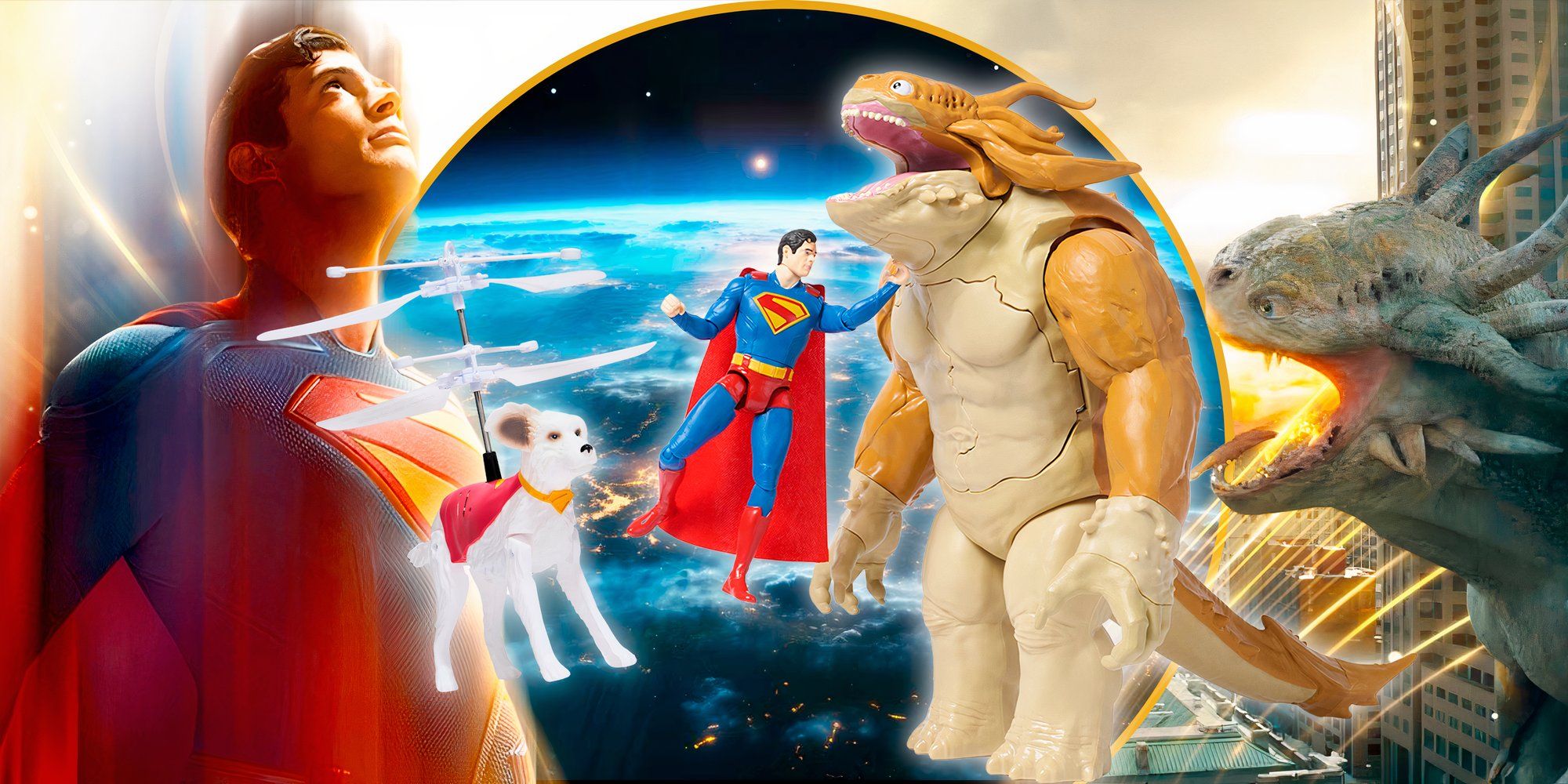 Re-Enact Superman’s Kaiju Fight And More With These Tie-In Toys From Spin Master