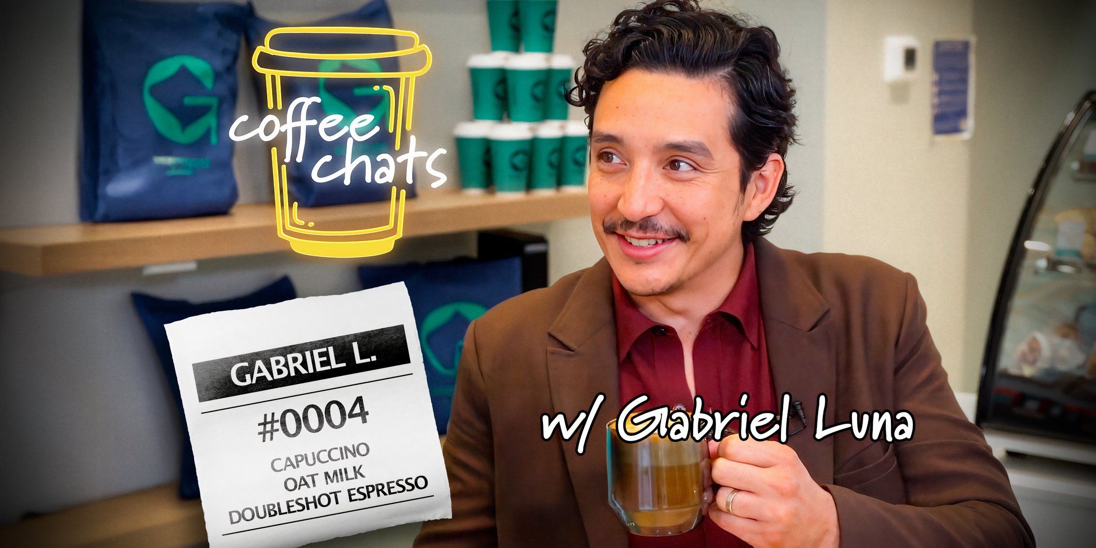 SR Coffee Chats With Gabriel Luna SR Coffee Chats With Gabriel Luna