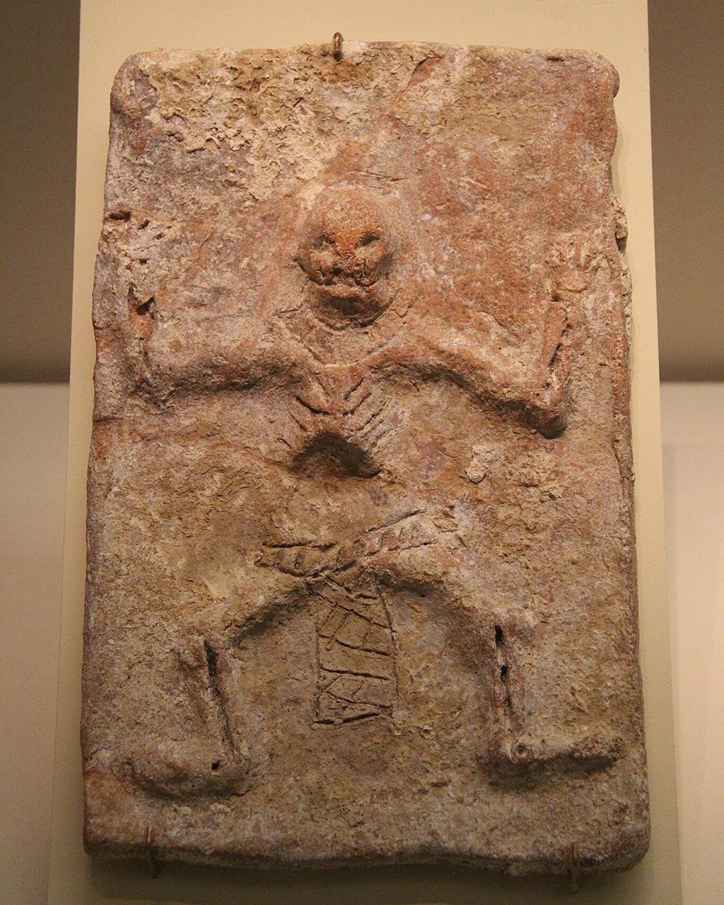 Deity of death statue uncovered during Maya Train construction