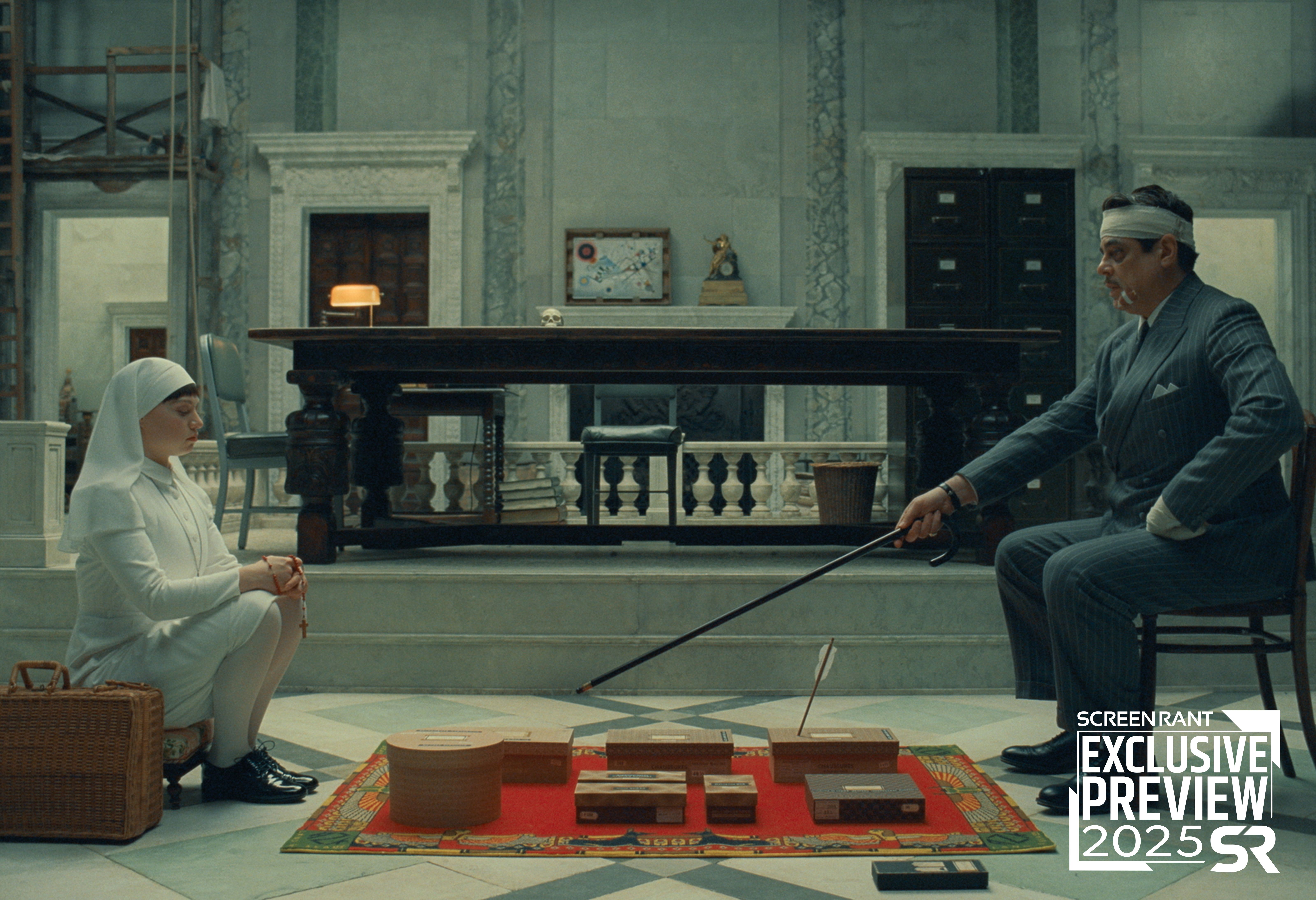 Exclusive Phoenician Scheme Image Is Wes Anderson’s Latest Fraught Father-Child Relationship In A Nutshell