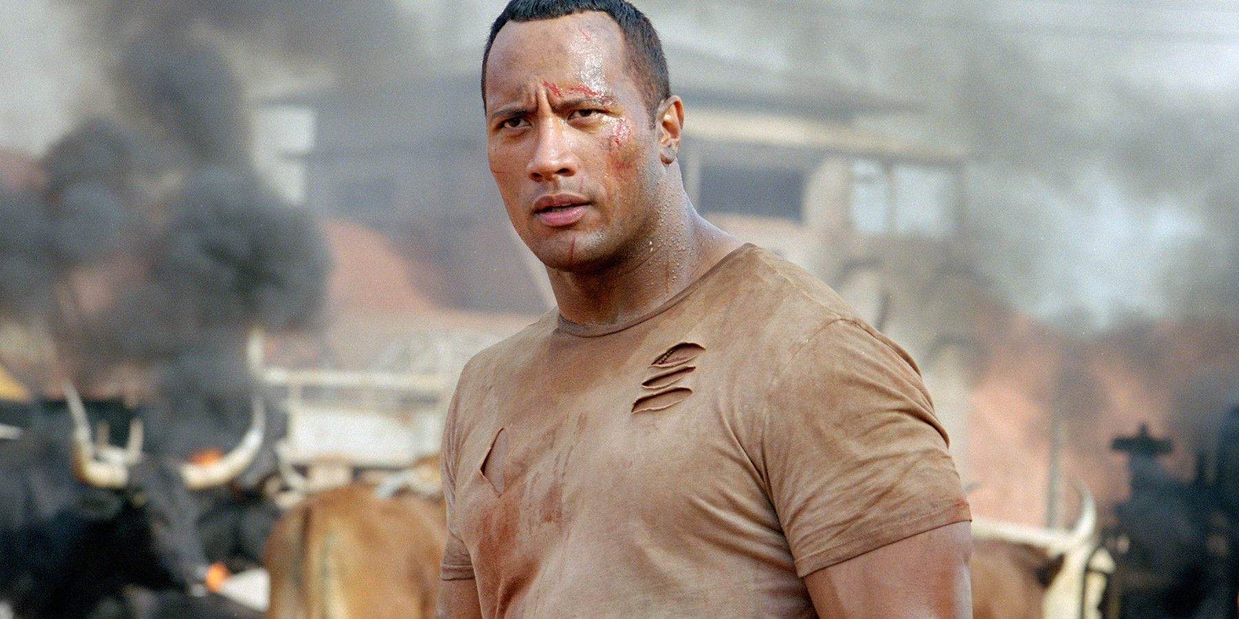 Arnold Schwarzenegger & The Rock Have Only Appeared In A Single Movie Scene Together, And You Probably Missed It