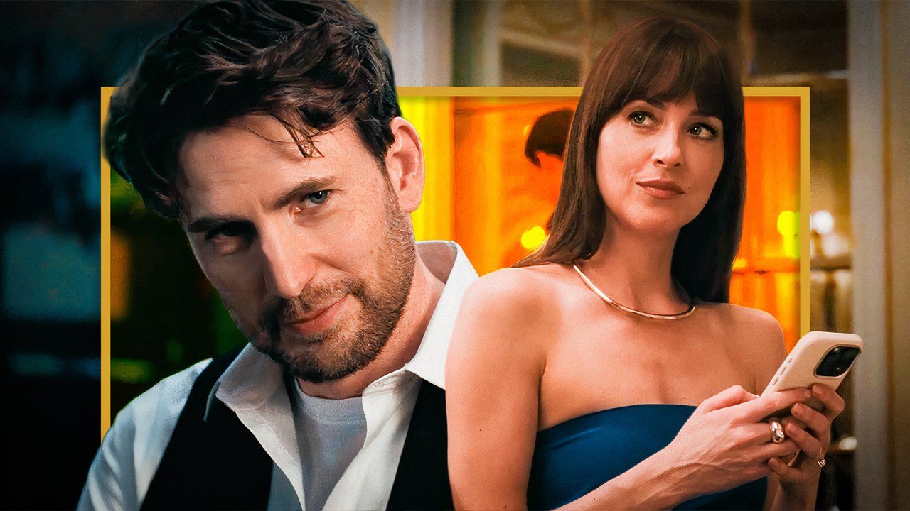 Chris Evans & Dakota Johnson Dissect Important Moments Of Their Materialists Love Triangle With Pedro Pascal Chris Evans & Dakota Johnson Dissect Important Moments Of Their Materialists Love Triangle With Pedro Pascal