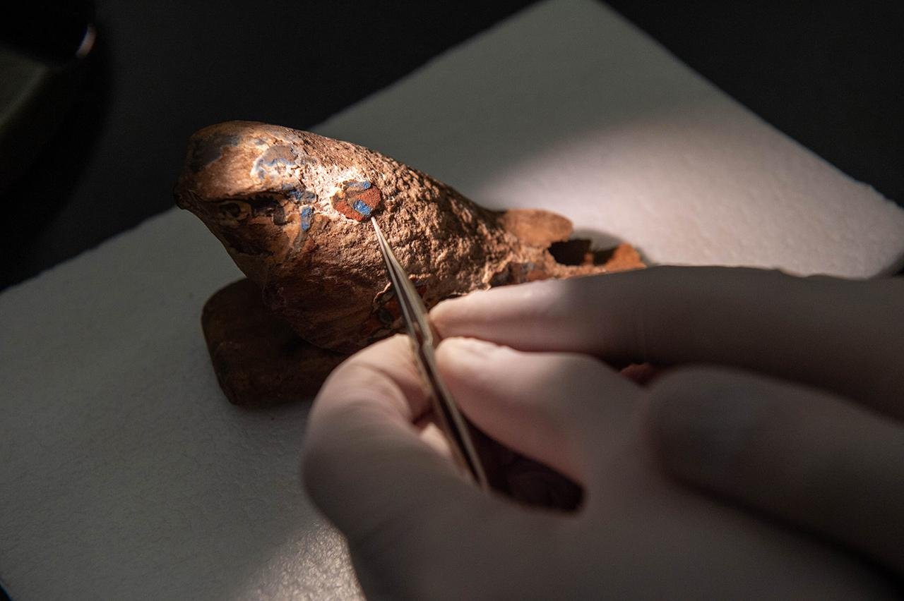 Researchers recreate 5,000-year-old Egyptian blue pigment using ancient techniques