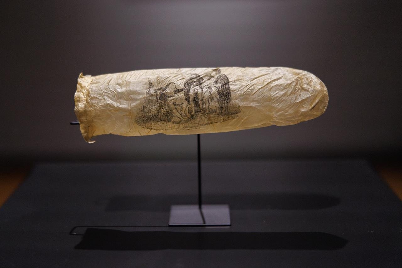 200-year-old sheep appendix condom with erotic artwork goes on display at Rijksmuseum