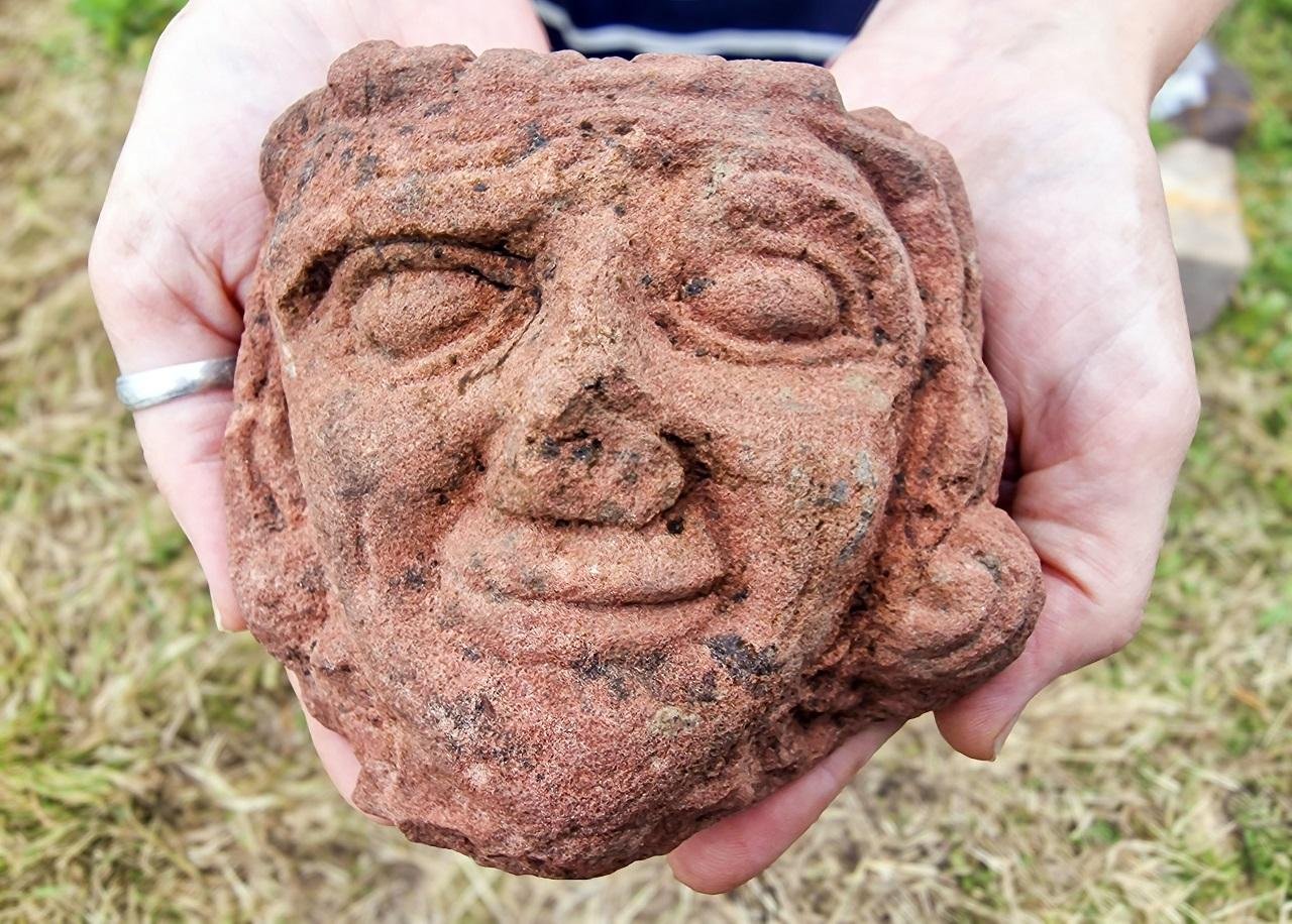 900-year-old Viking-era carved head unearthed in Orkney