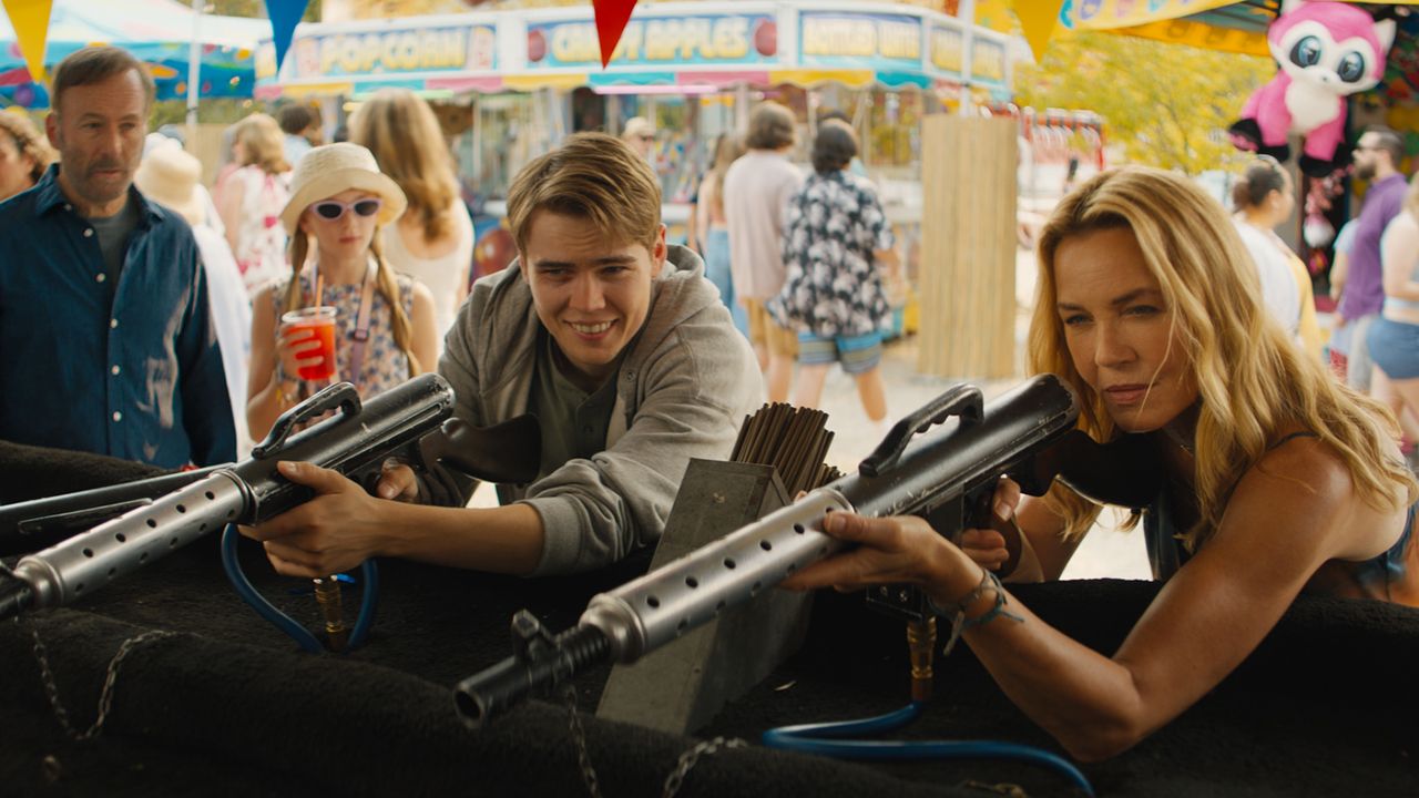 Nobody 2’s Connie Nielsen Recalls Her Own Childhood Vacations While Shooting Hoops