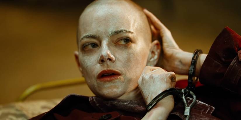 Emma Stone’s Beautiful Red Hair Shaved In New Bugonia Trailer Emma Stone’s Beautiful Red Hair Shaved In New Bugonia Trailer