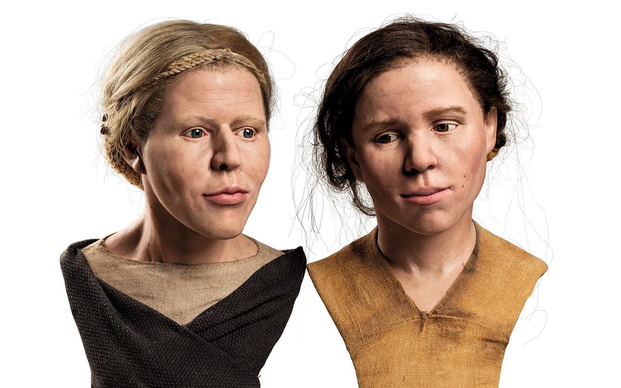 Reconstructions reveal faces of Neolithic sisters buried 6,000 years ago
