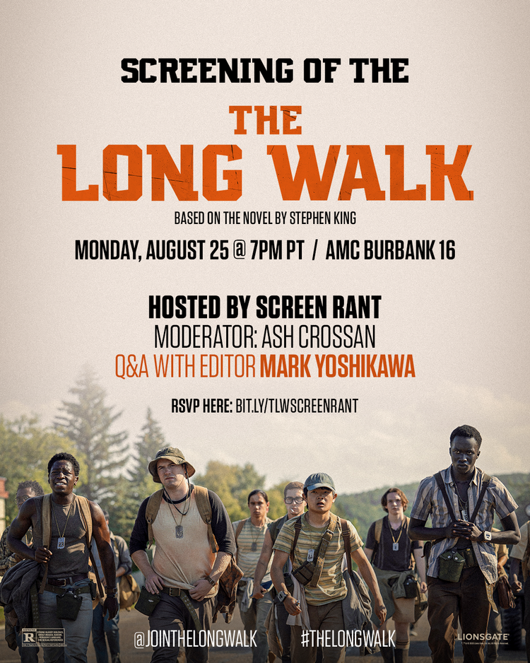 See Stephen King’s The Long Walk Two Weeks Early With ScreenRant